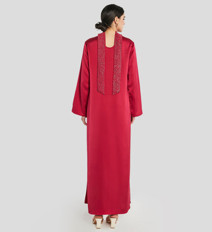 Alaia Embroidered Dress in Rose