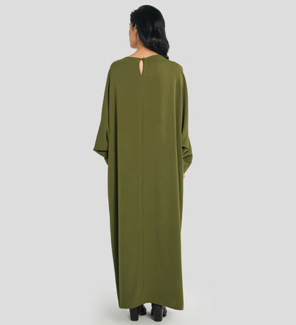 Aidah Kaftan in Moss