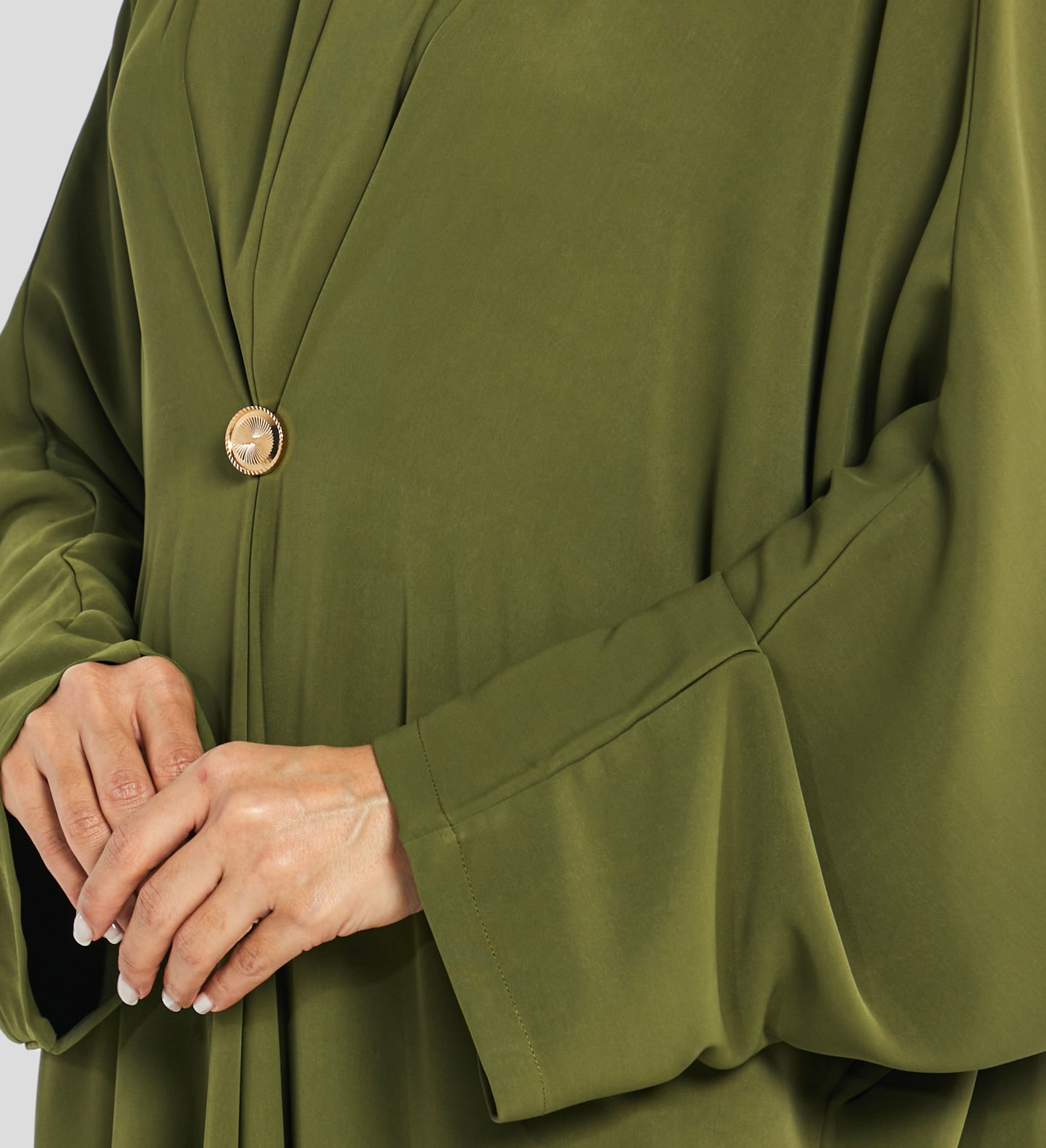 Aidah Kaftan in Moss