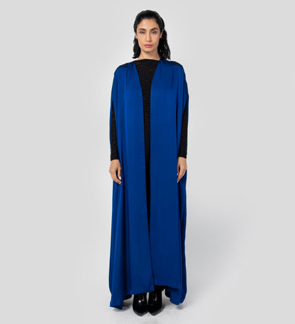 Emira Cape Abaya in Cobalt