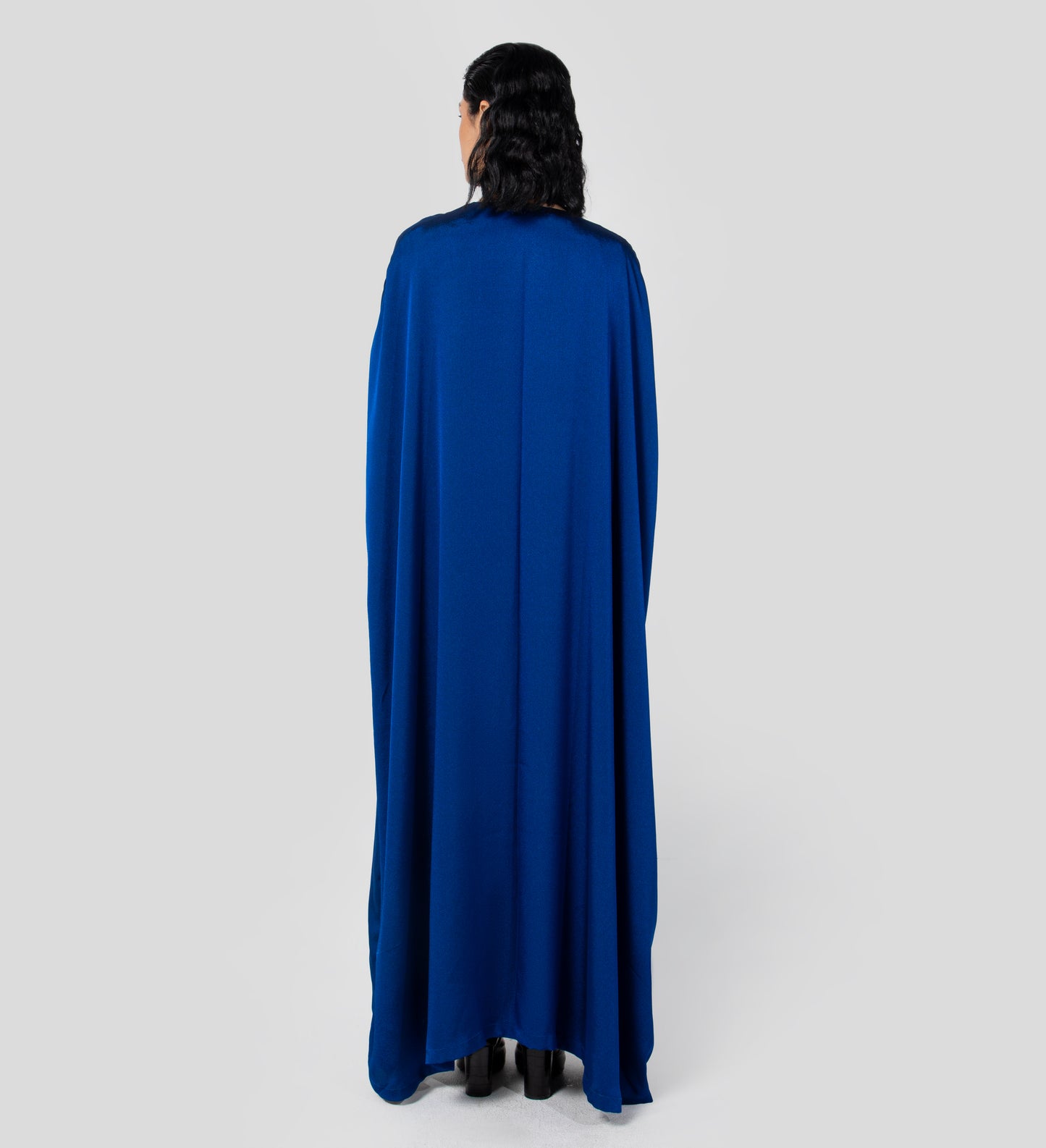 Emira Cape Abaya in Cobalt