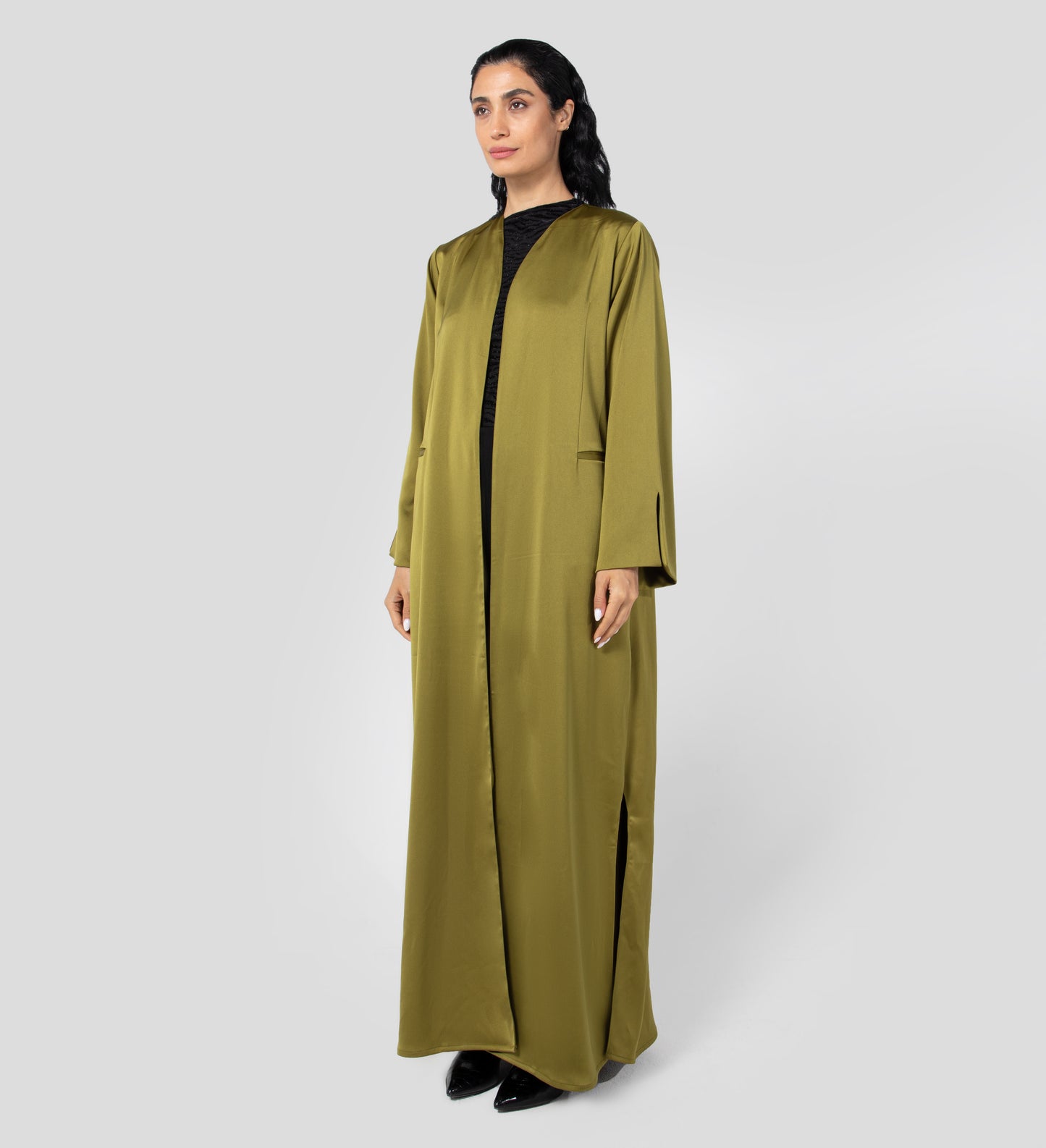 Elham Abaya in Olive